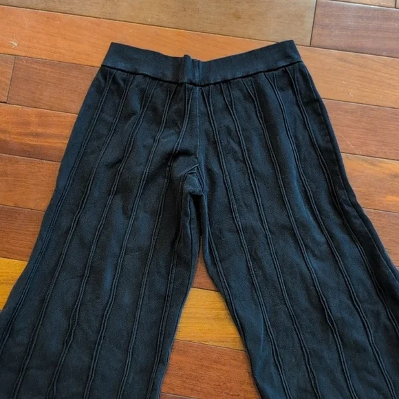 Om Gaia Tree Black Wide Leg Pants Size Medium - Picture 7 of 11